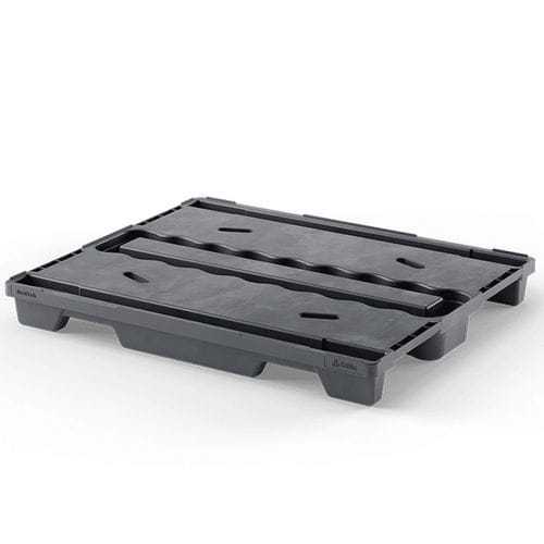 再生プラスチック製パレット - NestRack US (CD-4R) - Cabka - ISO / 輸送用 / 貯蔵