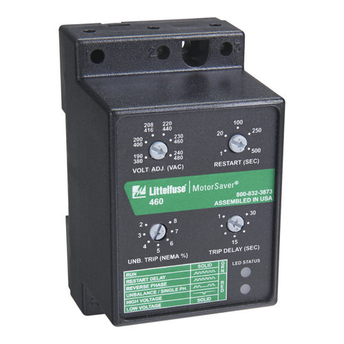 電圧監視継電器 - 460 series - Littelfuse/リテルヒューズ - 2NO / 1NO / 1NC