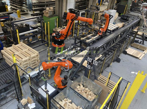 パレット用製造ライン - BOS-ROBOT - HANDSAEME MACHINERY - ロボット式 / 林業用