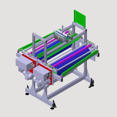 テキスタイルワイヤー巻き取り機 - EBRT - MÜLLER FRICK - プロセス