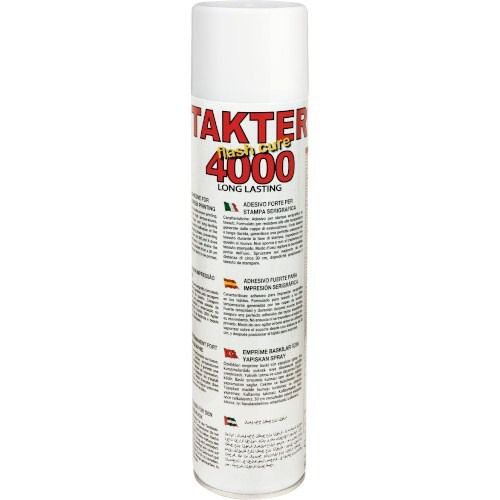 テキスタイル接着剤 - TAKTER® 4000 - SILICONI - 1液タイプ / 透明 / エアロゾル