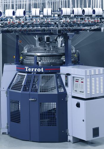 シングルジャージー編み機 - S296-1 - TERROT - 円形 / 高速 / 産業用
