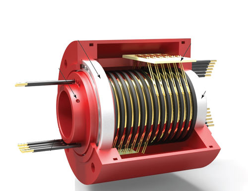 カプセル式スリップリング - SR014 - Rotary Systems, Inc. - ゴールド製