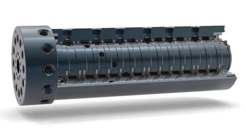 空気用ロータリージョイント - RU026 - Rotary Systems, Inc. - 真空用 / 12流路 / 油圧式