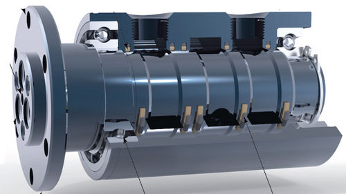 空気用ロータリージョイント - RU015 - Rotary Systems, Inc. - 真空用 / 3流路 / 油圧式