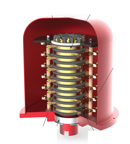 電動式スリップリング - SR004 - Rotary Systems, Inc. - 風力タービン用