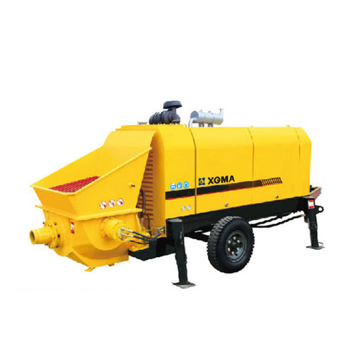 トレーラー上コンクリート ポンプ - HBT60S series  - Xiamen XGMA Machinery Co., Ltd - 工事現場用 / 電動式