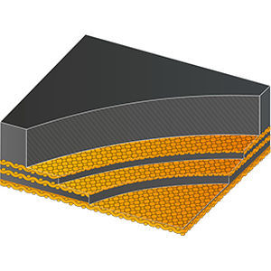 ポリエステル製コンベアベルト - Slider™ - DUNLOP INDUSTRIAL BELTS - ゴム製 / 食品産業用 / 鉄鋼産業用