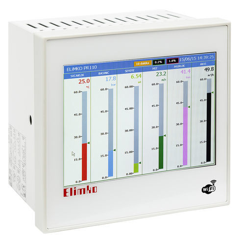 紙不使用レコーダー - E-PR-110 series - Elimko Elektronik Imalat ve Kontrol - デジタル / 温度 / 圧力
