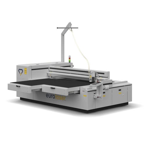 自動供給システム - eurolaser Twin Table System - eurolaser GmbH - ダブルテーブル / 切断機用 / 材料