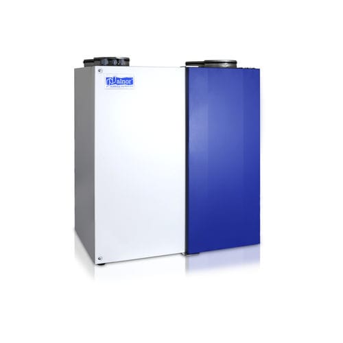 壁取り付け式空気処理管理室 - HRU series - ALNOR Ventilation Systems - 床置き / 熱回収 / 低プロファイル