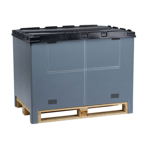 ポリプロピレン製パレットボックス - Pallet TOP Box™ - Con-Pearl GmbH - 貯蔵用 / 輸送用 / 折り畳み式