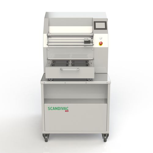 リニアトレイシーラー - TSS - SCANDIVAC thermoformers factory - 半自動 / 食品産業用 / 真空