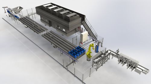 製造マシン用オートメーション システム - Hiperbaric S.A. - プロセス