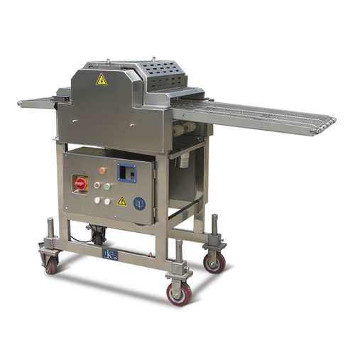 食肉用ダイサー - YHJ600  - Hiwell Machinery Co., Ltd. - ステンレス製 / コンベア付き / テンダライザー付き