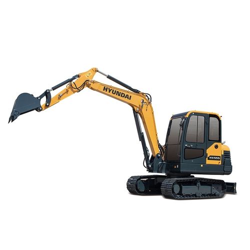 小型油圧ショベル - HX55S - HYUNDAI HEAVY INDUSTRIES - クローラー式 / ディーゼル / 建設現場用