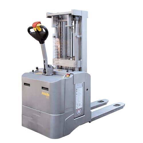電動式スタッカートラック - EDS /EHS INOX - Stöcklin - 手押し型 / 衛生用途 / 高度リフト用