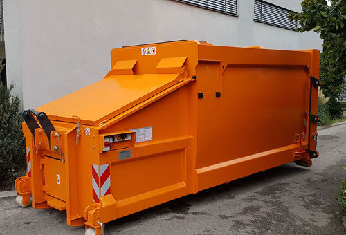 仕分け用廃棄物圧縮機 - MPC series - Werner & Weber GmbH - 移動式 / 横型 / トップローディング