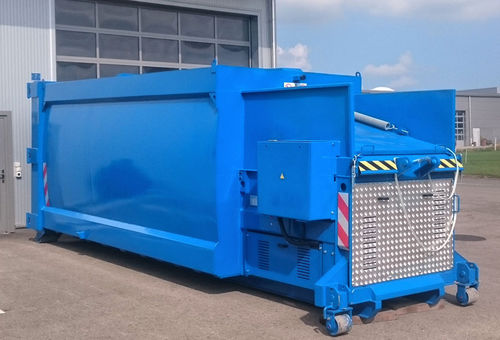 ボール紙廃棄物圧縮機 - MSV series - Werner & Weber GmbH - 木材 / 紙 / 移動式