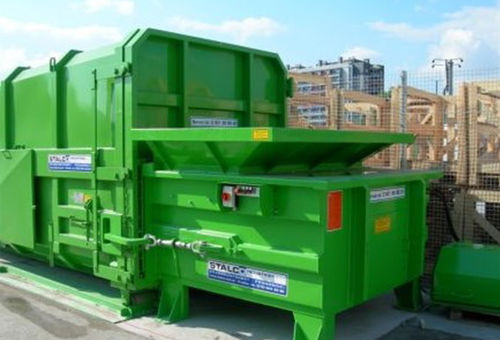 仕分け用廃棄物圧縮機 - STP series - Werner & Weber GmbH - 据え置き型