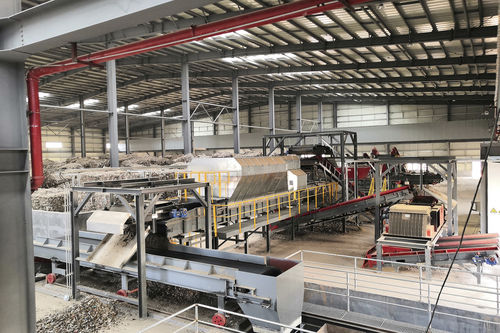紙廃棄物処理設備 - Harden Machinery Ltd. - 自動 / コンベア付き / セパレーター付