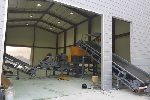 ゴム廃棄物処理設備 - Harden Machinery Ltd. - 自動 / セパレーター付 / 裁断機付