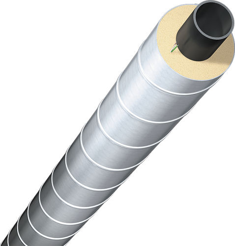ステンレススチール製パイプ - PREMANT-collapsed winding steel  - Brugg Pipesystems - ポリウレタン製 / 輸送用 / 断熱