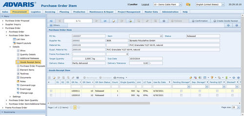 統合基幹業務システム（ERP）ソフトウェア - ERP - ADVARIS Informationssysteme GmbH - WMS（倉庫管理システム） / レポート管理 / カスタマーサービス管理