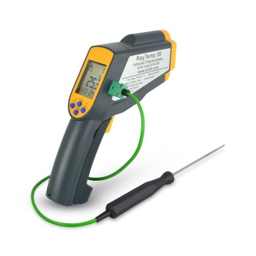 赤外放射温度計 - RayTemp 38 - Electronic Temperature Instruments Ltd - プローブ / 液晶ディスプレイ / ダブル レーザー照準付