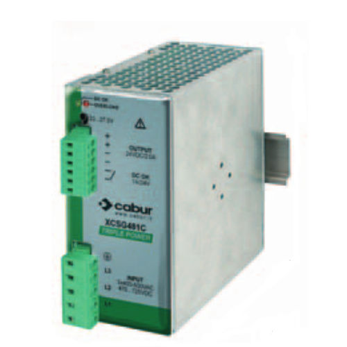 DINレール電源 - XCSG481C - Cabur - AC/DC / 3相