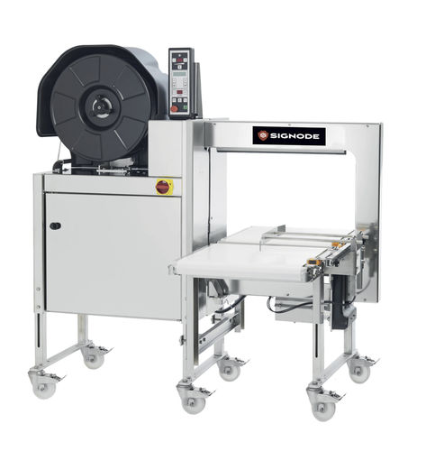 全自動バンド掛け機 - SGP s&eacute;ries INOX - STRAPEX - 半自動 / 製造ライン用 / 食品産業用