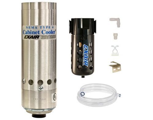 サイドマウント電気キャビネット用エアコン - Model 4730 - EXAIR - コンパクト / 情報処理施設用 / 産業用