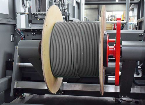 ケーブル巻取り器 - UMROL 1600 (1800) AUF - Kabelmat Wickeltechnik GmbH - チューブ製造用 / 自動