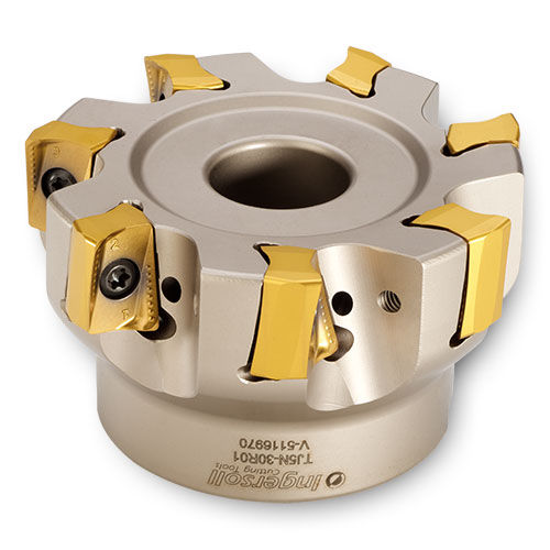 2サイズミーリングカッター - DiPosTetra™ TJ5N-20R01 - Ingersoll Cutting Tools/インガソール - 取り外し可能プレート / プレーニング / スチール用