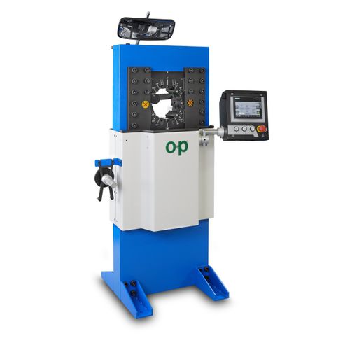 ホース用圧着機 - TUBOMATIC V150 ES - OP Srl - 自動 / 油圧式 / PLC制御
