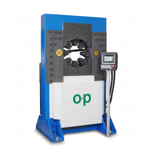 ホース用圧着機 - TUBOMATIC V340I ES - OP Srl - 自動 / 油圧式 / PLC制御