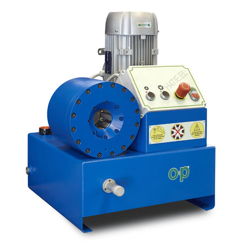 ホース用圧着機 - TUBOMATIC H47/E EL - OP Srl - 液圧ホース用 / 自動