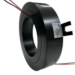 電動式スリップリング - BTH150250-0205 - ByTune Electronics - パススルー回転軸 / アルマイト処理されたアルミ製 / ラジオ周波数
