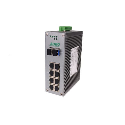 管理型イーサネットスイッチ - AOBO 6012 series - HANGZHOU AOBO TELECOM.,LTD. - 12 ポート / ギガビットイーサネット / DINレール