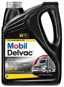合成素材オイル - Mobil Delvac™ Elite - Mobil Delvac (Mfg.) - 工業用 / 10W30 / 高温