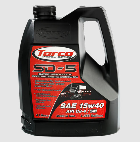 保護オイル - SD-5  - Torco International Corporation (Mfg.) - 合成素材 / ディーゼルエンジン用 / 自動車用