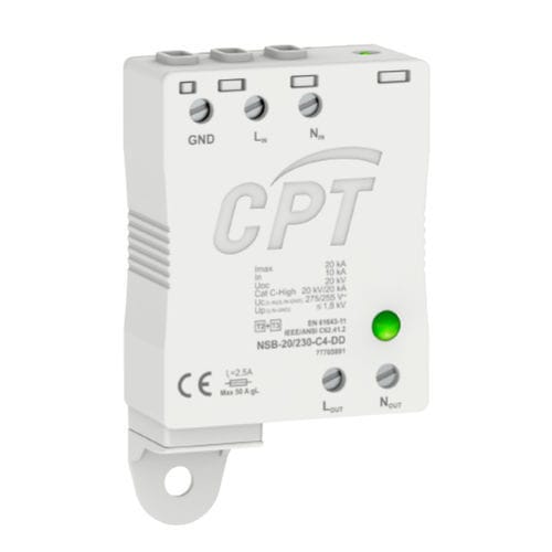 タイプ2避雷器 - NSB-20/230-C4-DD - Cirprotec - タイプ3 / クラス II / クラス III