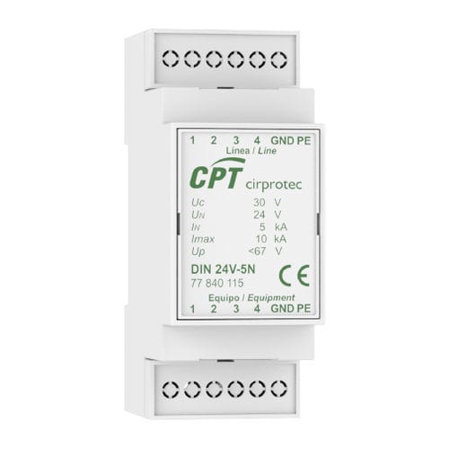 太陽光発電設置用避雷器 - DIN 12V-5N - Cirprotec - 一体型 / DINレール