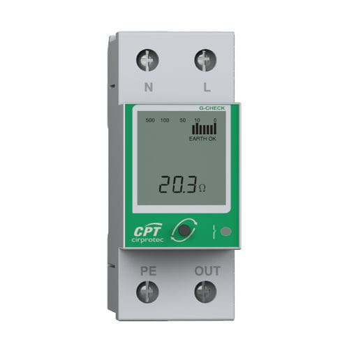 パワー監視システム -  G-CHECK 230V  - Cirprotec - 接地欠損 / 太陽光発電設置用 / ビジュアル