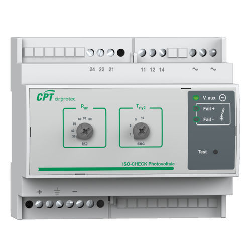 AC ネットワーク用絶縁監視装置 - ISO-CHECK PV 600 - Cirprotec - DINレール / 太陽光発電用 / 電気自動車の充電器用