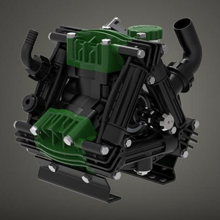 ダイヤフラム式ポンプ - ZETA 120 series - UDOR S.p.A. - 水 / 据え置き型 / 産業用