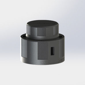電気コネクタ用キャップ - 001-PV-001 - Suzhou Exceedconn Technology Co.,Ltd. - 円形 / 熱可塑性樹脂製 / シリコンゴム製