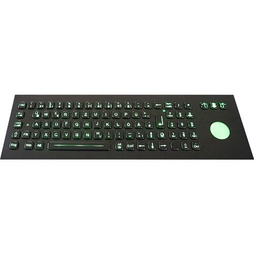 パネル設置用キーボード - TASTATUR-83CTB - WES Systeme Electronic GmbH - メカニカルキー / 83キー / トラックボール付き