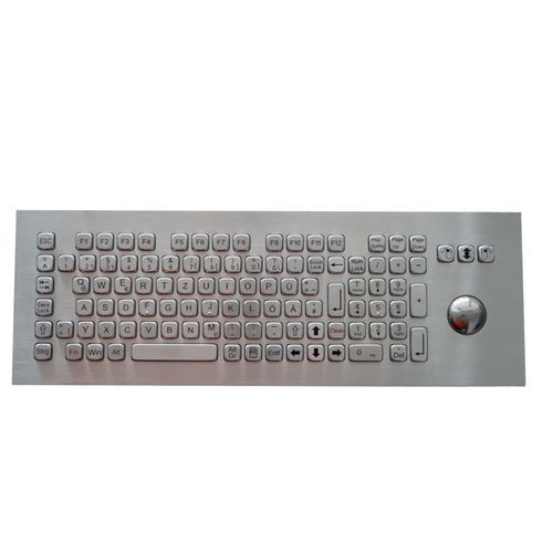 パネル設置用キーボード - TASTATUR-104TS-OUT - WES Systeme Electronic GmbH - メカニカルキー / 104 キー / トラックボール付き