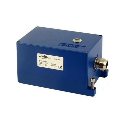 2軸方向加速度計 - AC-7x series - GeoSIG Ltd - 単軸 / 3軸 / 静電容量式